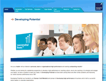 Tablet Screenshot of developingpotential.co.uk